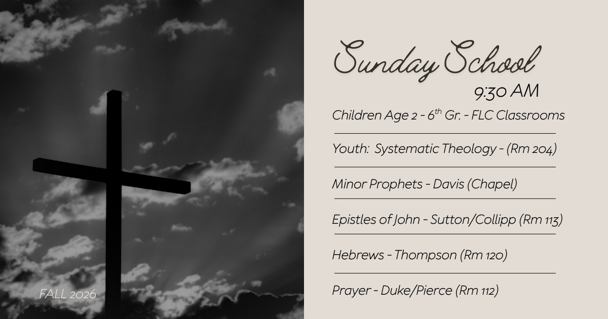 sunday school