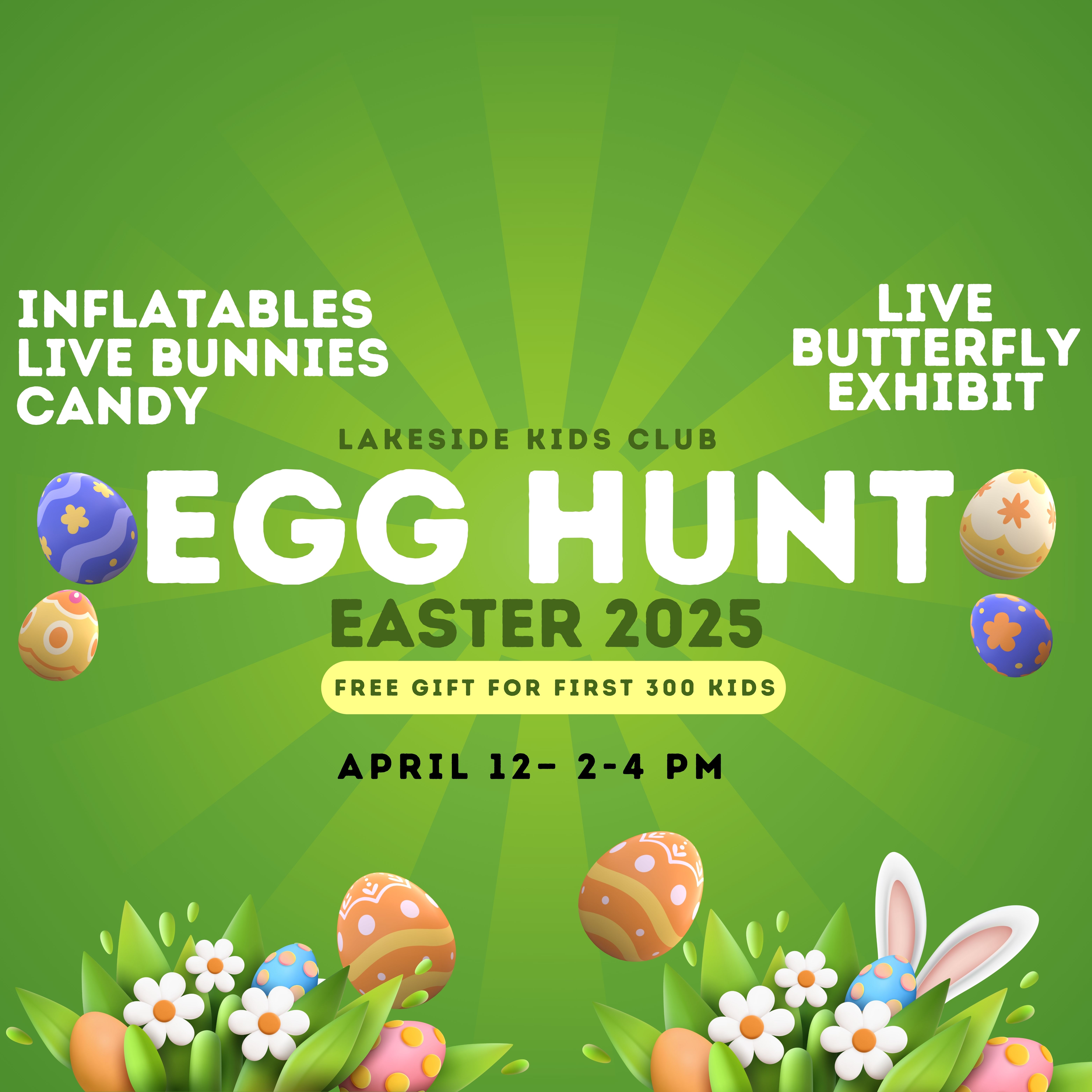 Egg Hunt 2025 2x1 (8 x 8 in) image
