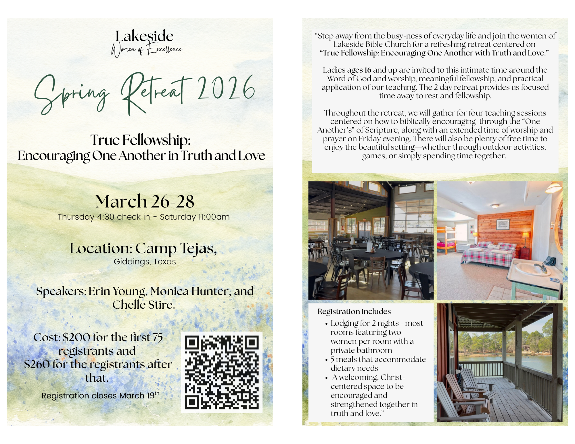 One Page  2026 Retreat 