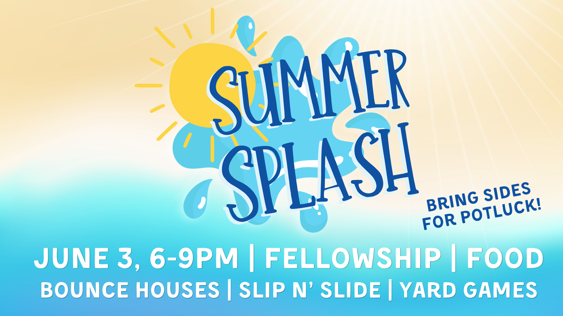 Outreach | Summer Splash | Announcement