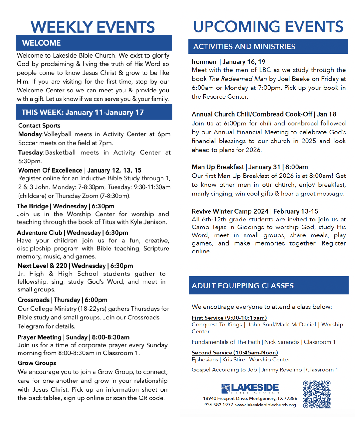 THE WEEKLY JANUARY 11, 2026