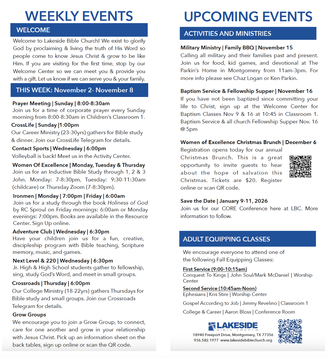 The Weekly November 2-8, 2025