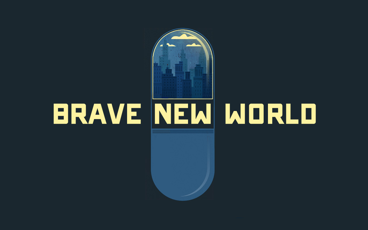Brave New World banner