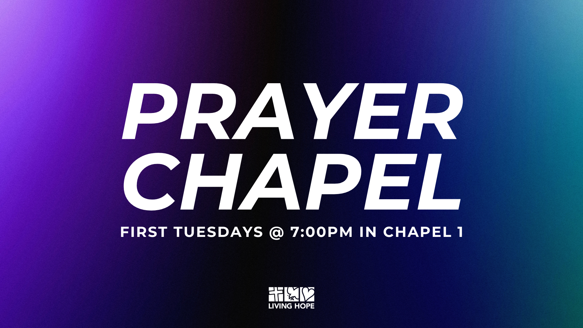Prayer Chapel Slides 7pm image