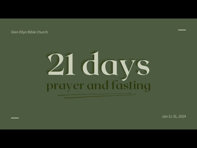 Prayer and Fasting 2024 image