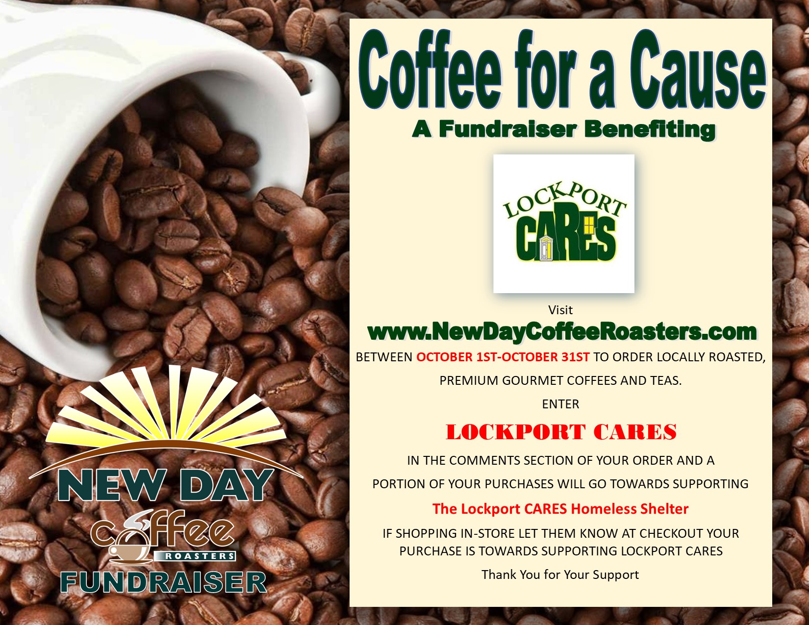 New Day Coffee Roasters Fundraiser 2023 image