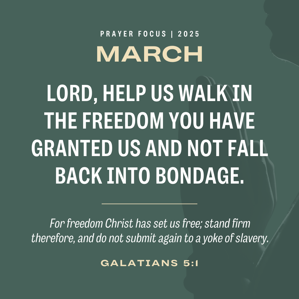 march 2025 Prayer Focus