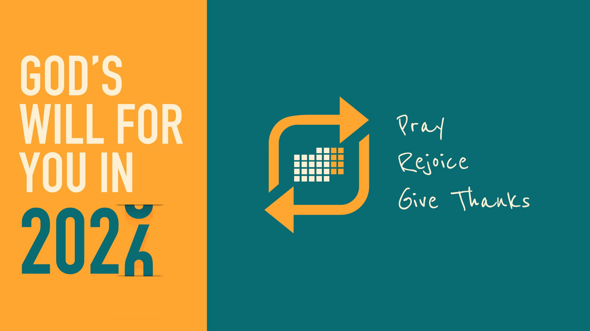 God's Will for You in 2026 banner