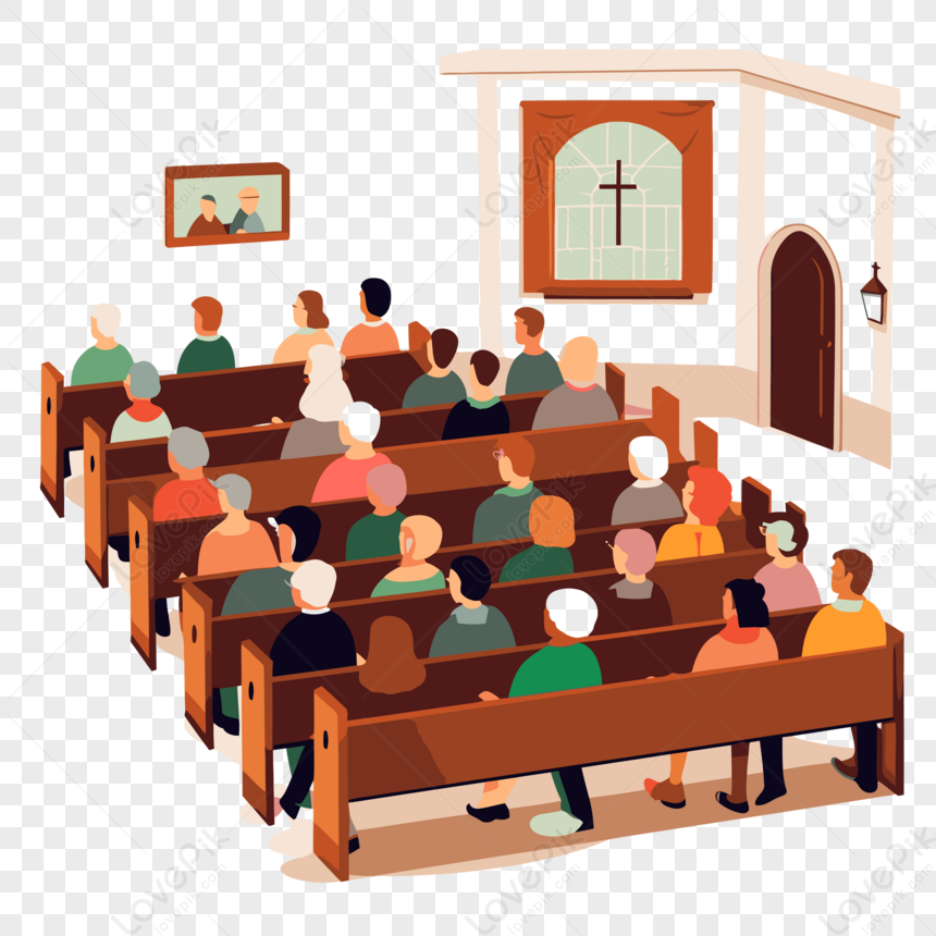 church-meeting-clipt art image