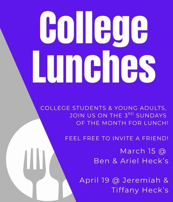 College Lunch 26 march