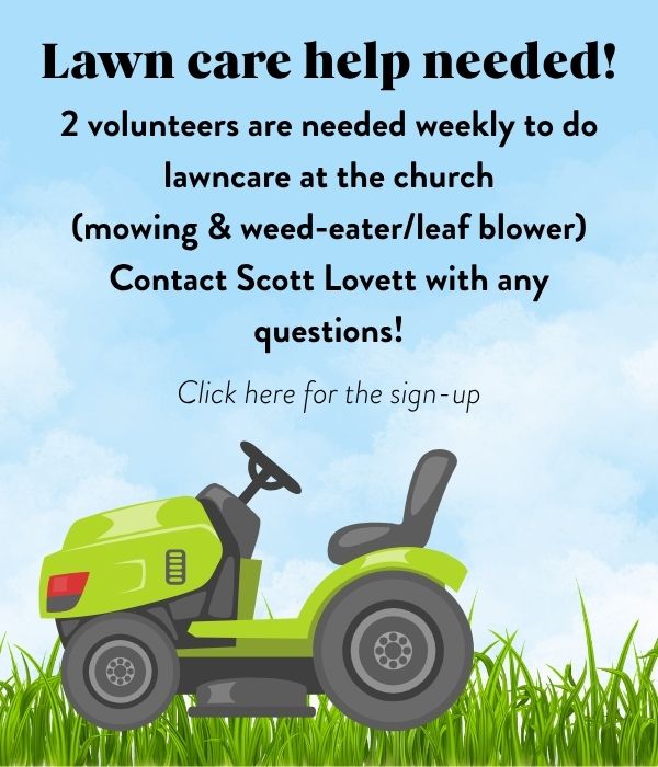 mowing signup
