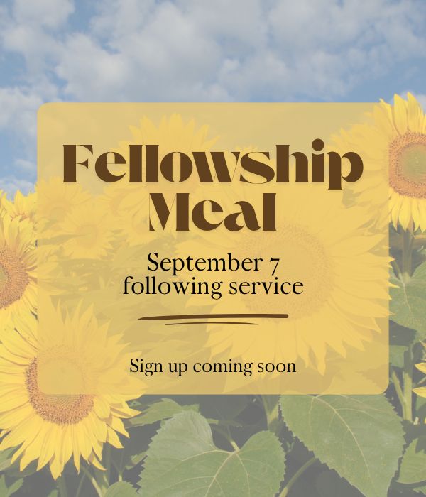 sept 25 fellowship