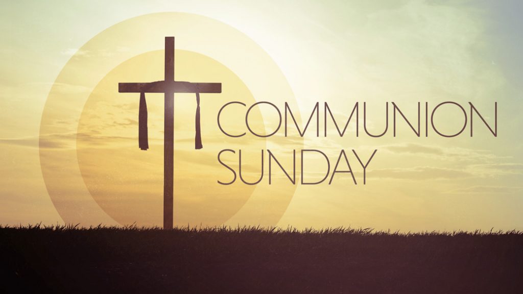 Communion Sundays banner