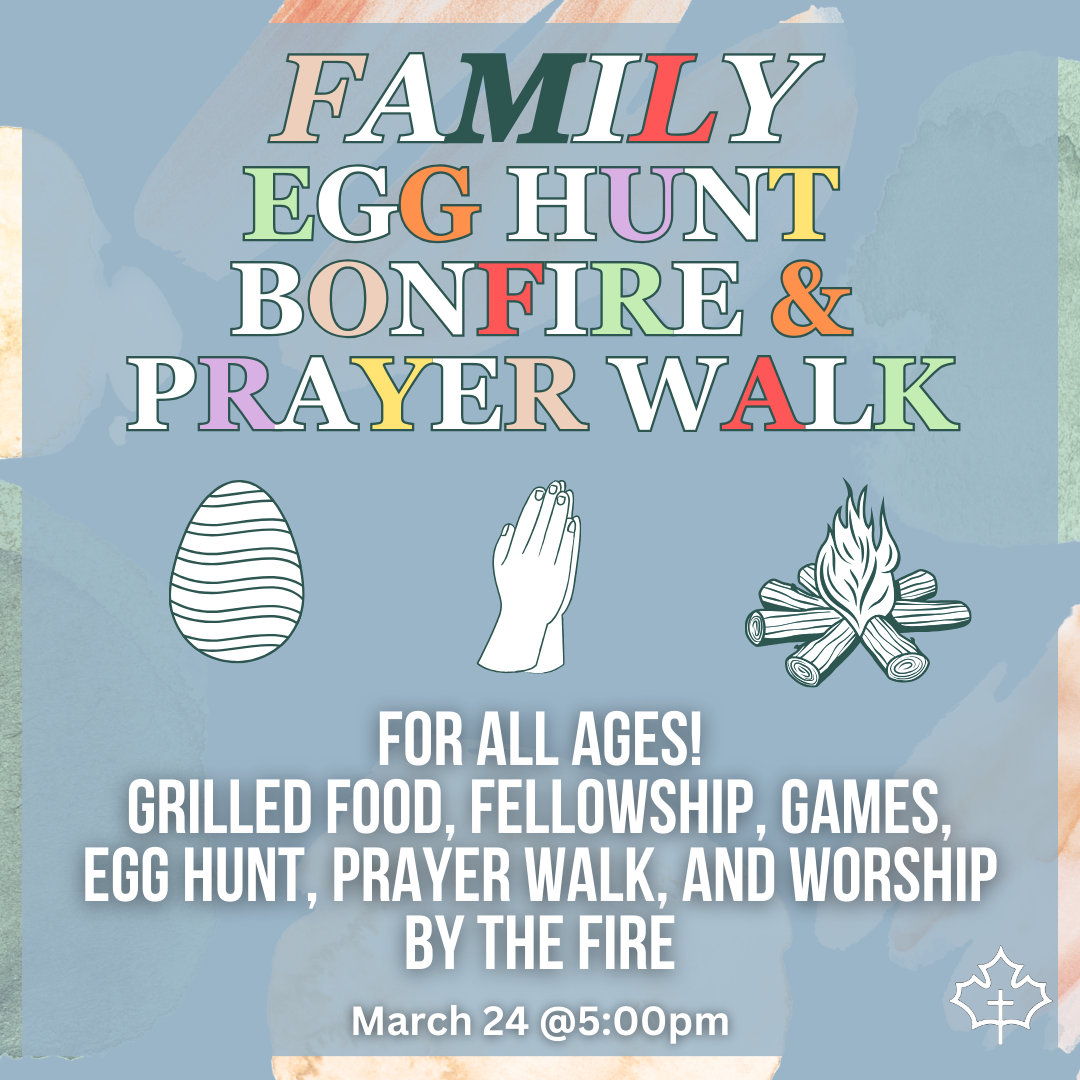 Family Egg Hunt, Meal, Bonfire, and Prayer Walk (Square) image