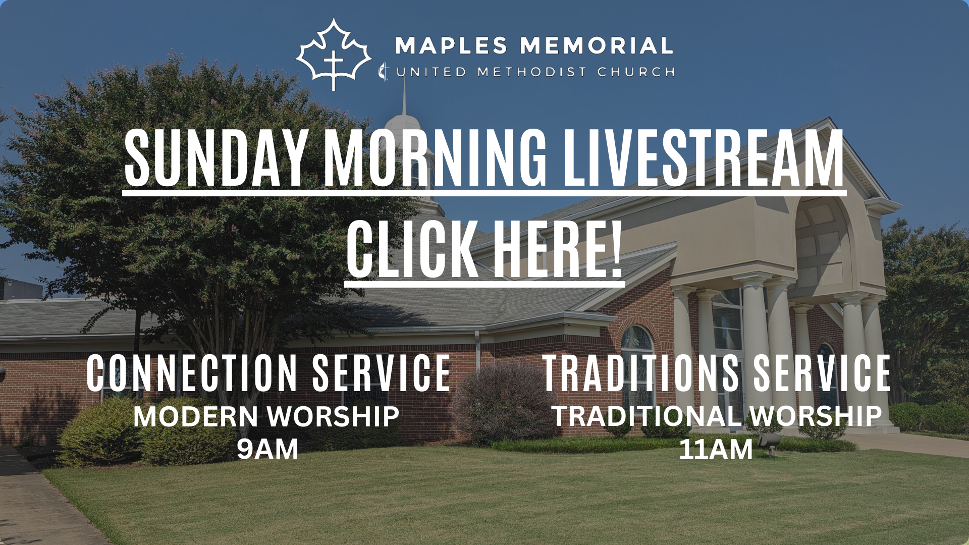 Sunday Morning Livestream Graphic