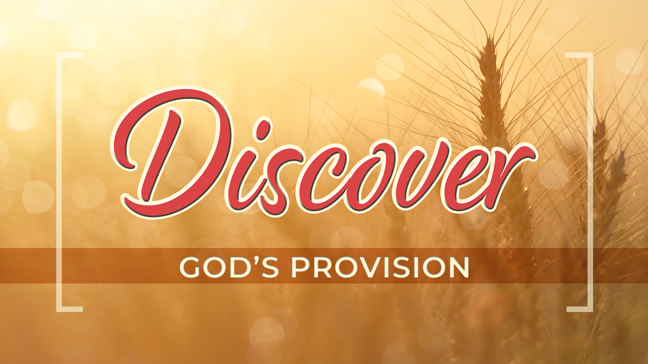 Discover God's Provision to Meet Your Every Need banner