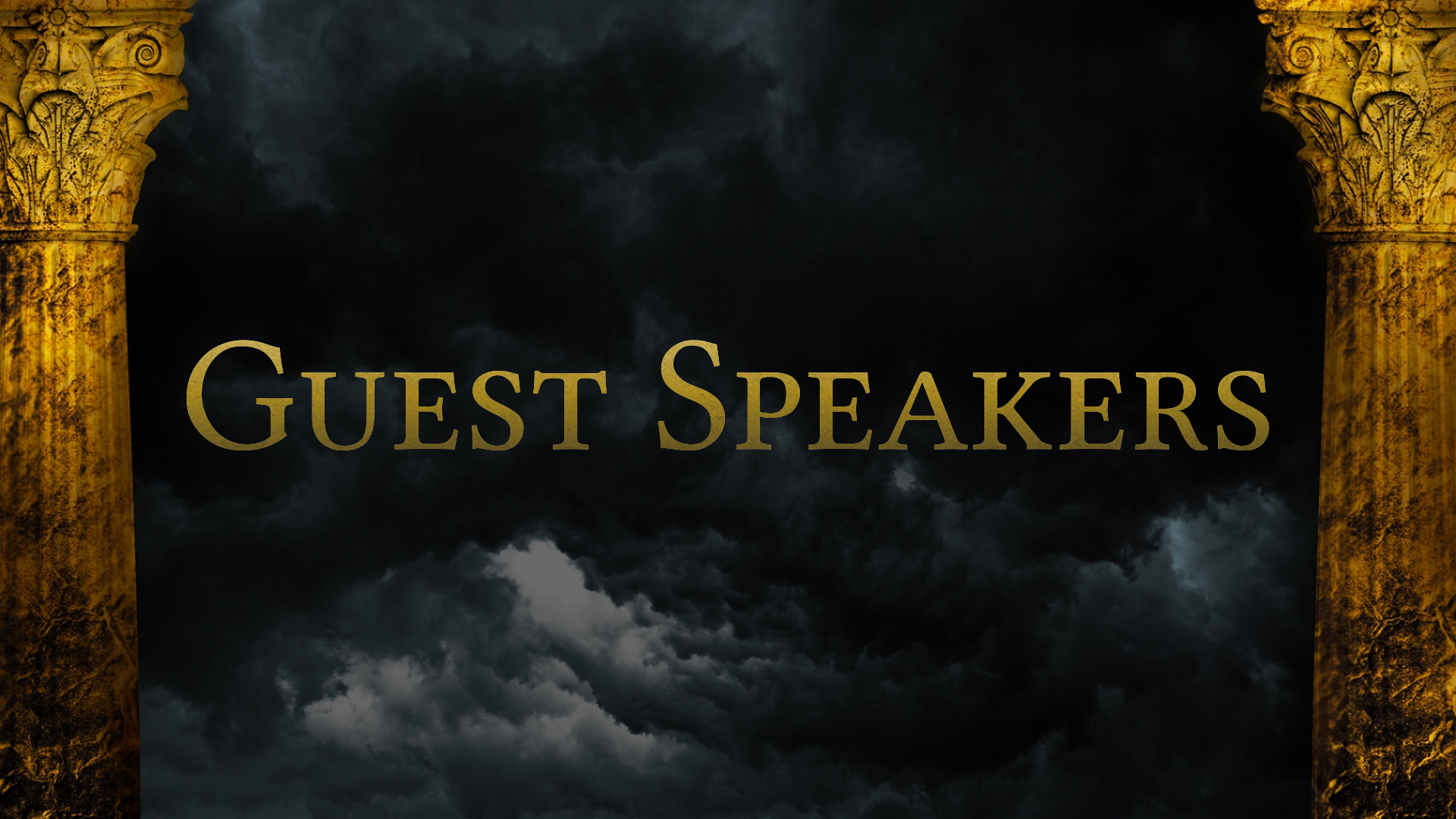 Guest Speakers  banner