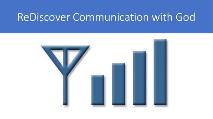 ReDiscover Communication with God banner