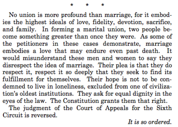 SCOTUS Ruling Marriage