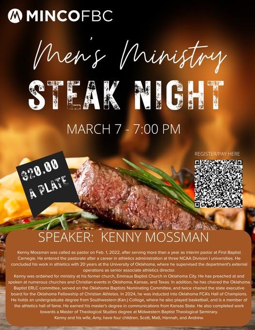 Mens steak night