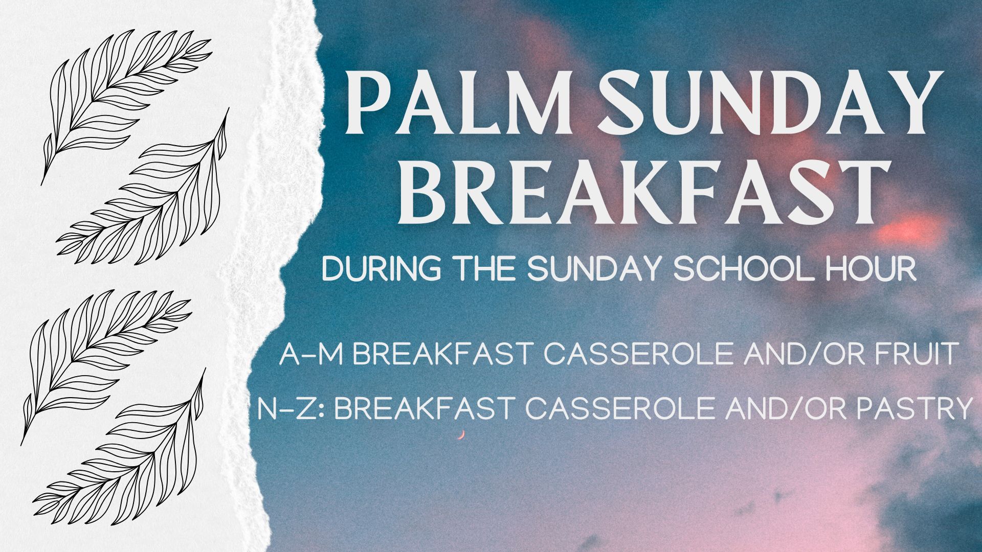 Palm Sunday Breakfast-2 image