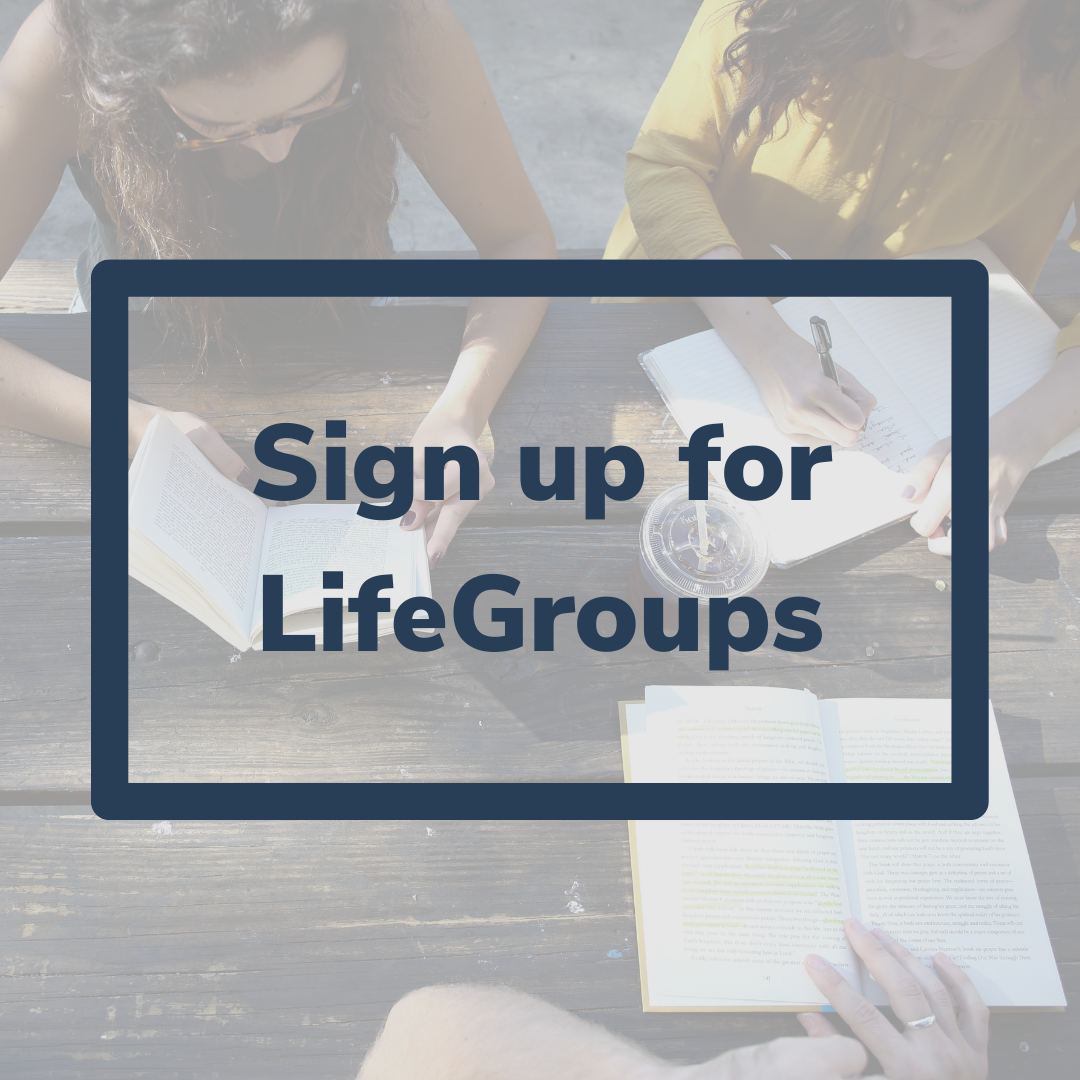 LifeGroups Connect Page