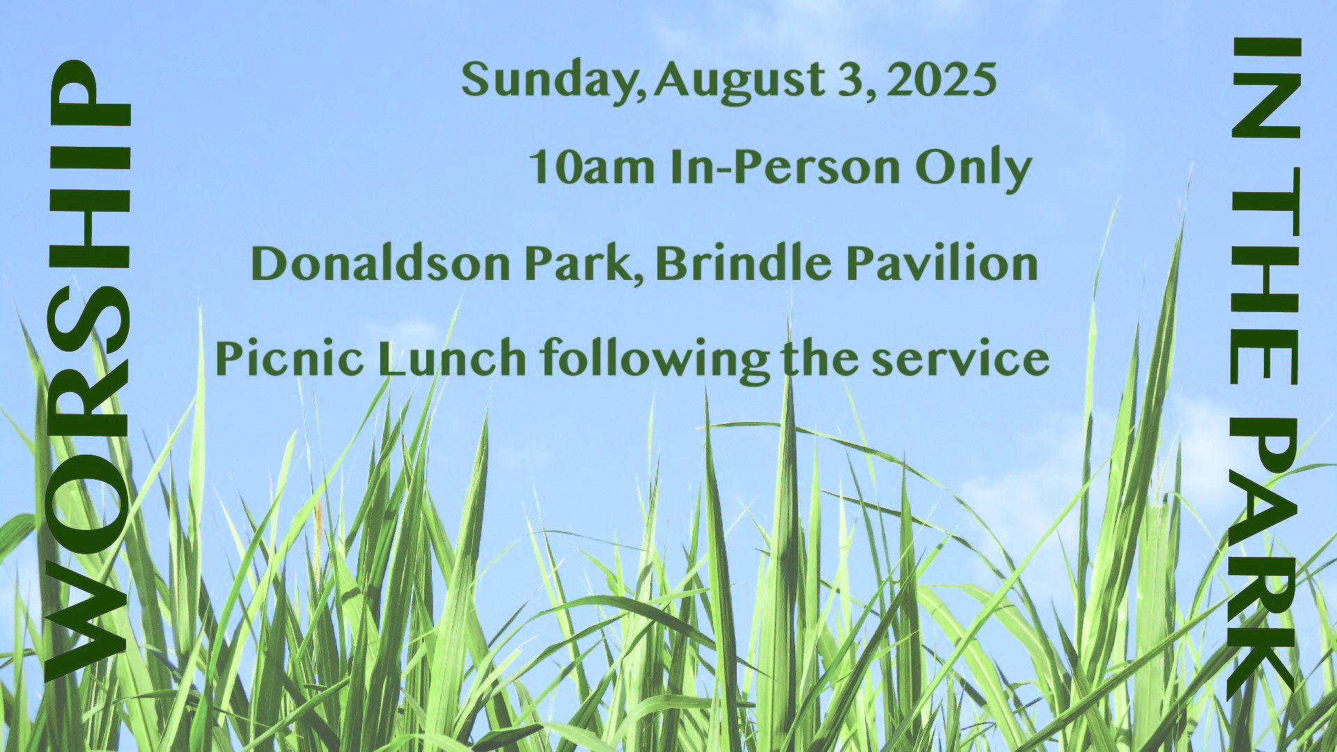 worship in the park 25-01
