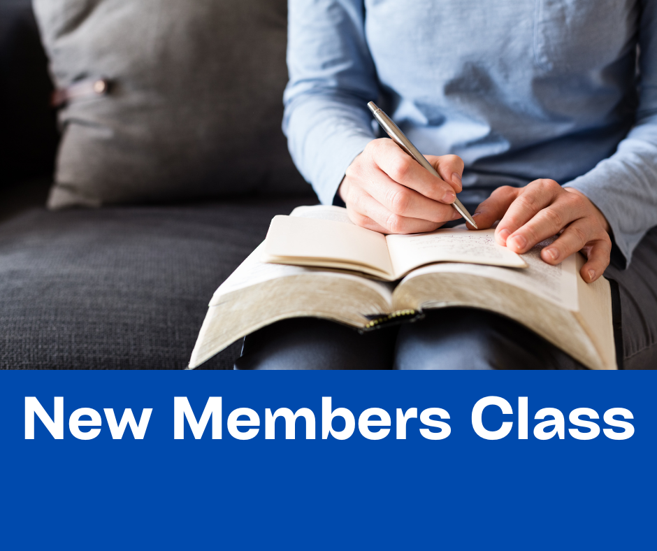 New Members Class blank image
