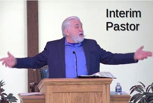 Interim Pastor banner
