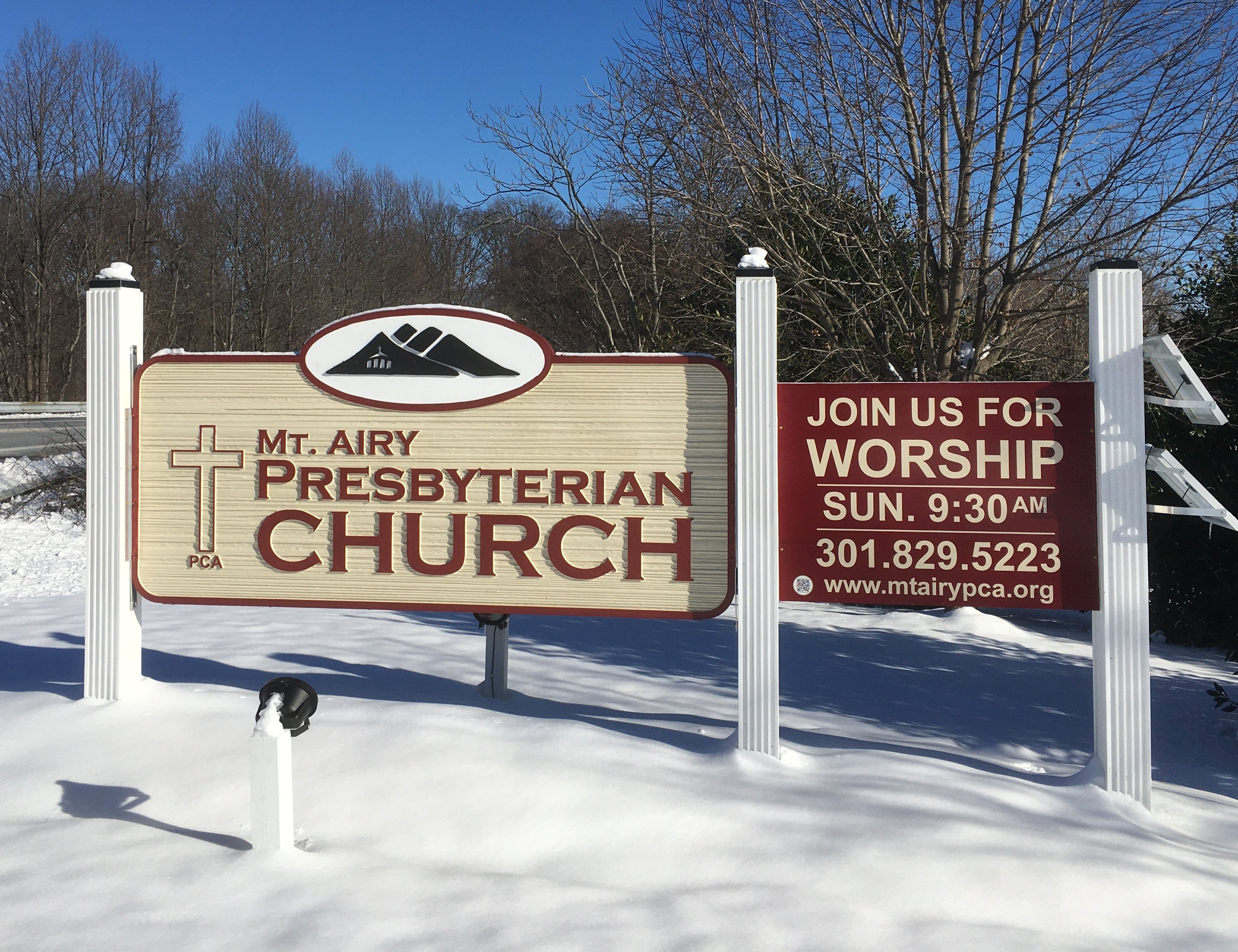 Sign Front - Snow