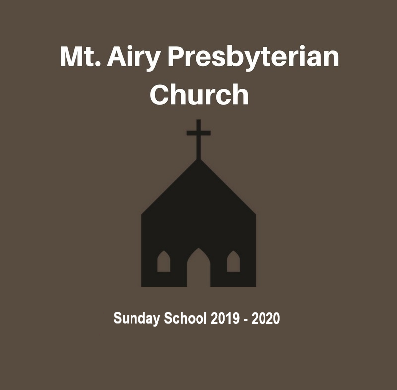 Adult Sunday School 2019 - 2020 banner