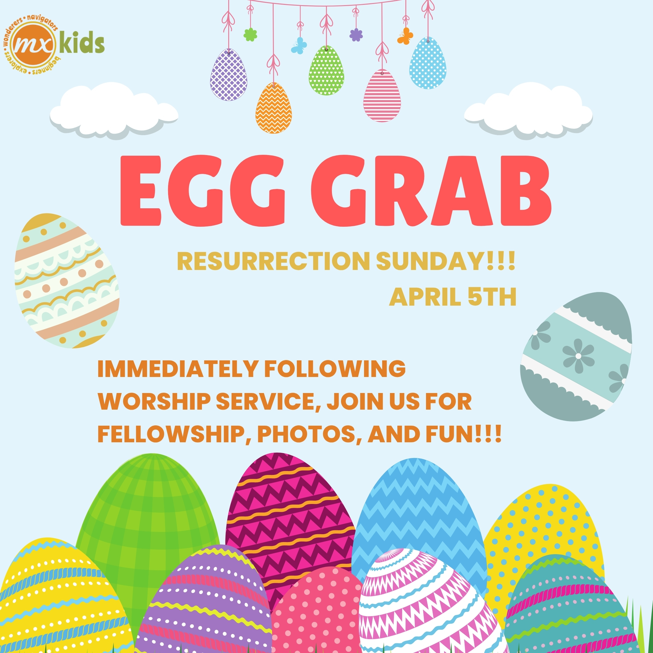 Egg Grab - Basic Announcement image