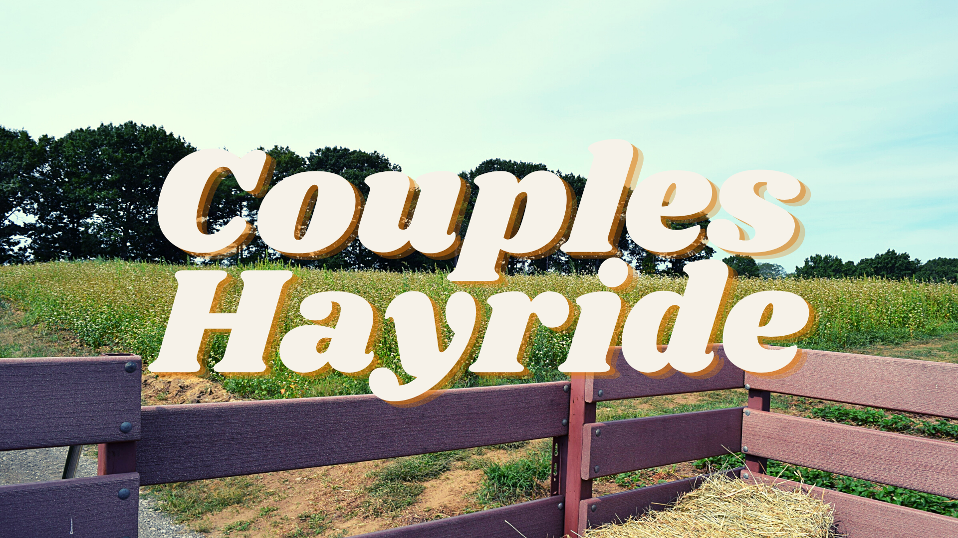 Couples Hayride image