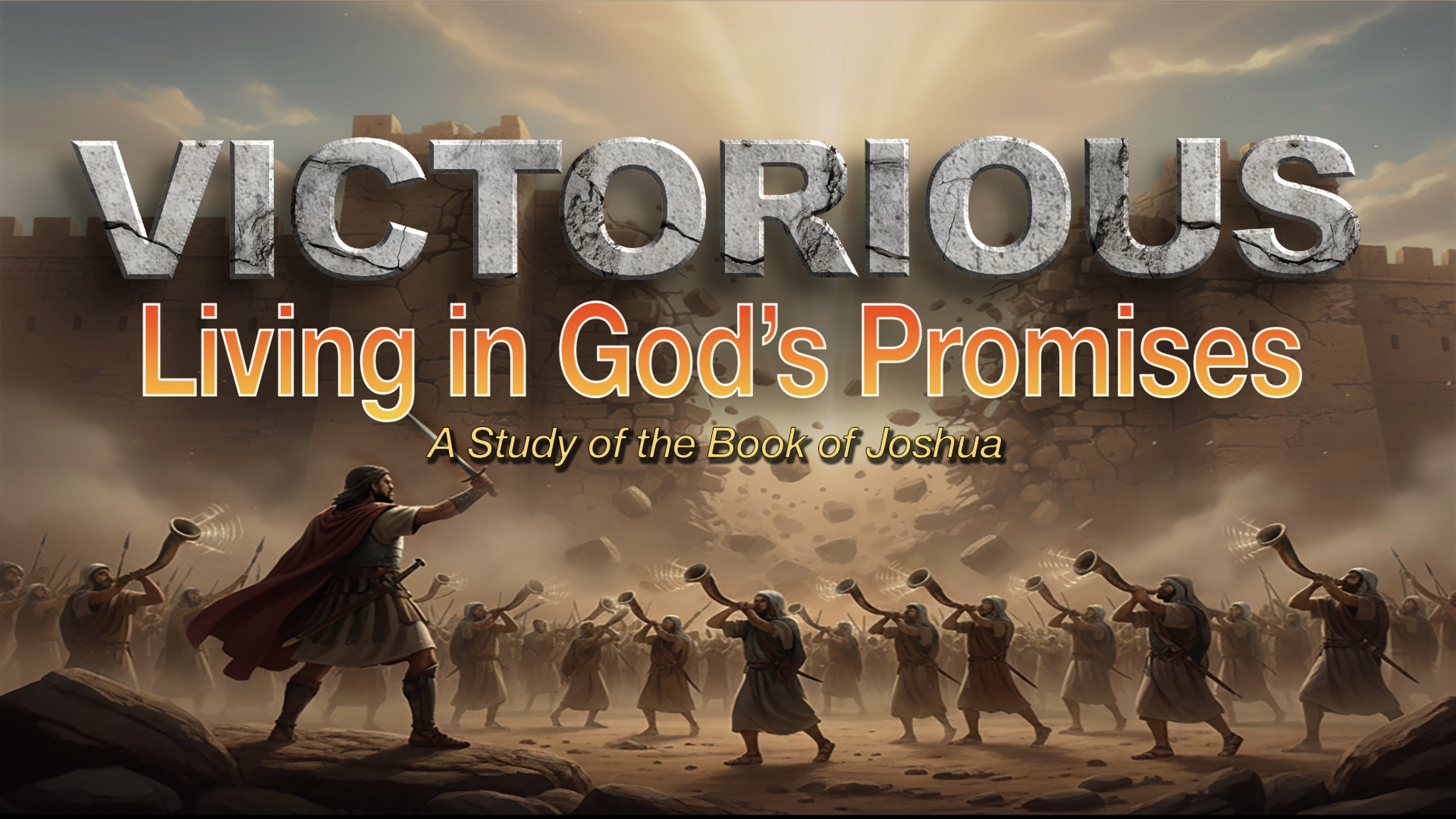 Joshua, Victorious Living in the Promises of God banner