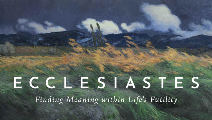 Ecclesiastes: Finding Meaning Within Life's Futility