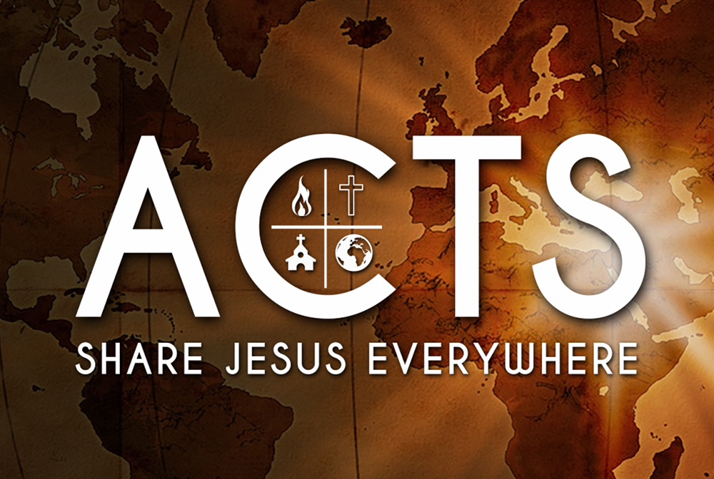 Acts: Share Jesus Everywhere banner
