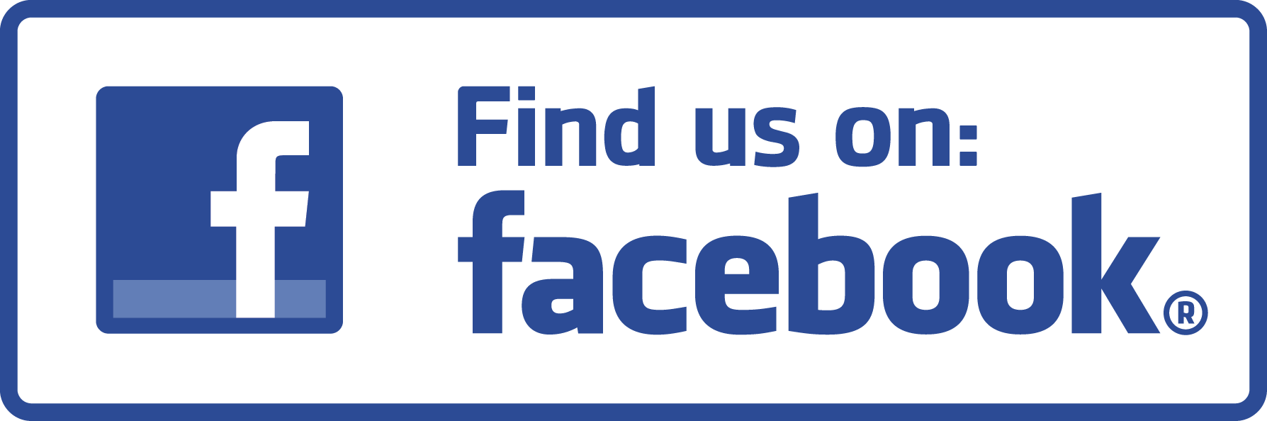 Facebook - find us on facebook button