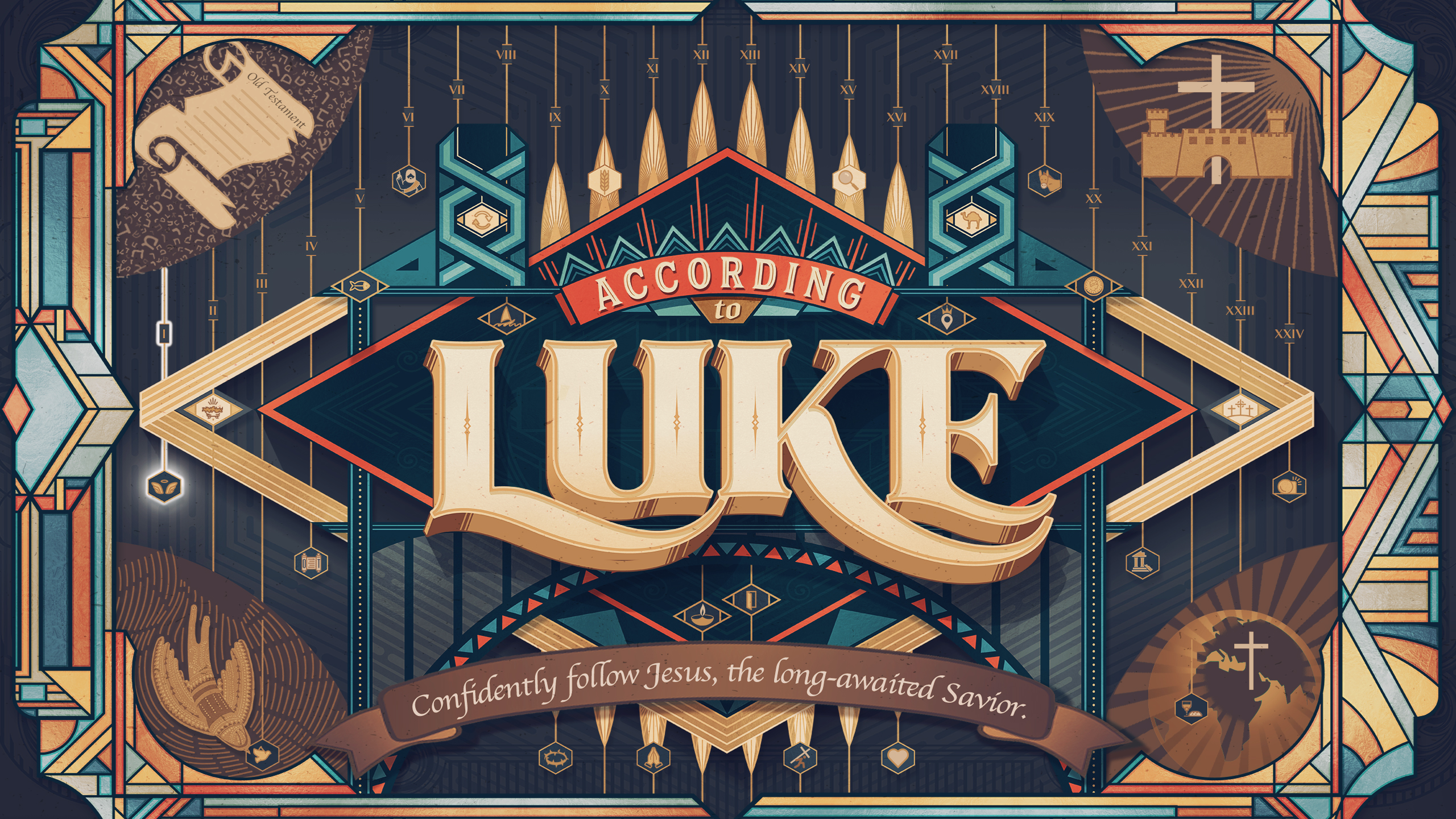 Luke: Confidence in Christ, the Long-Awaited Savior banner