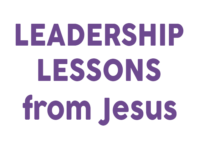 Leadership Lessons from Jesus banner