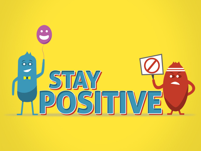 Stay Positive banner