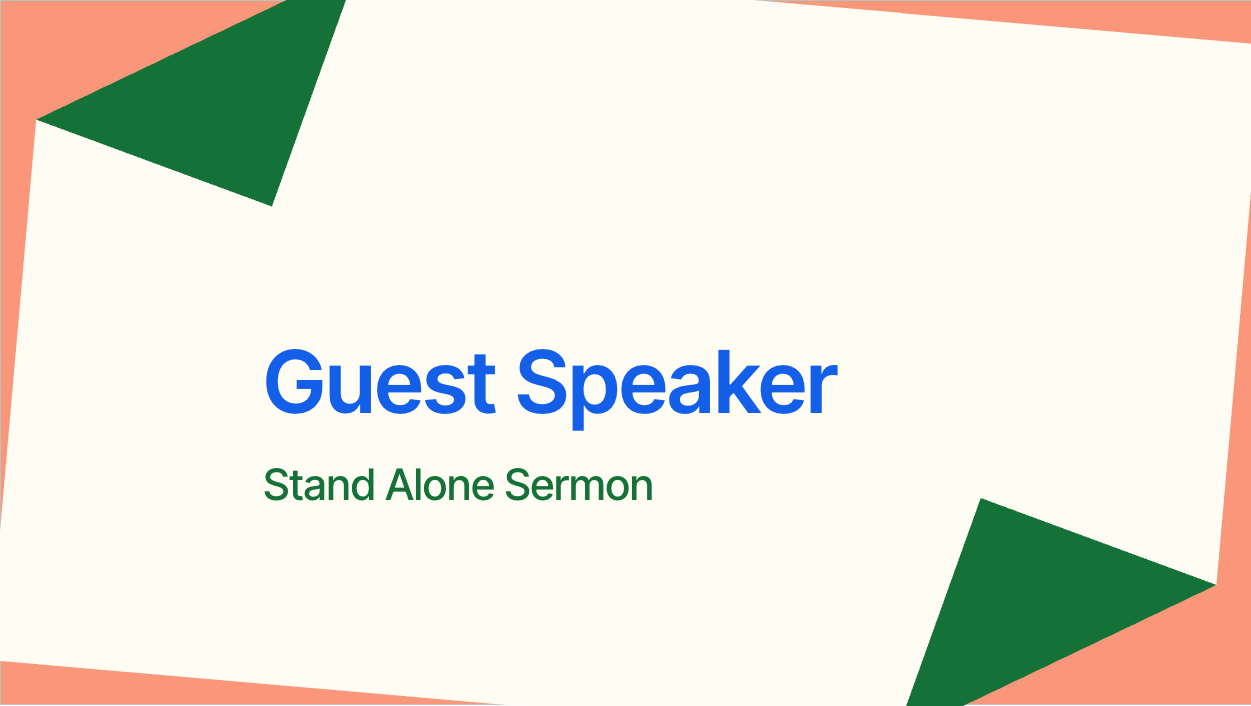 Guest Preacher  banner