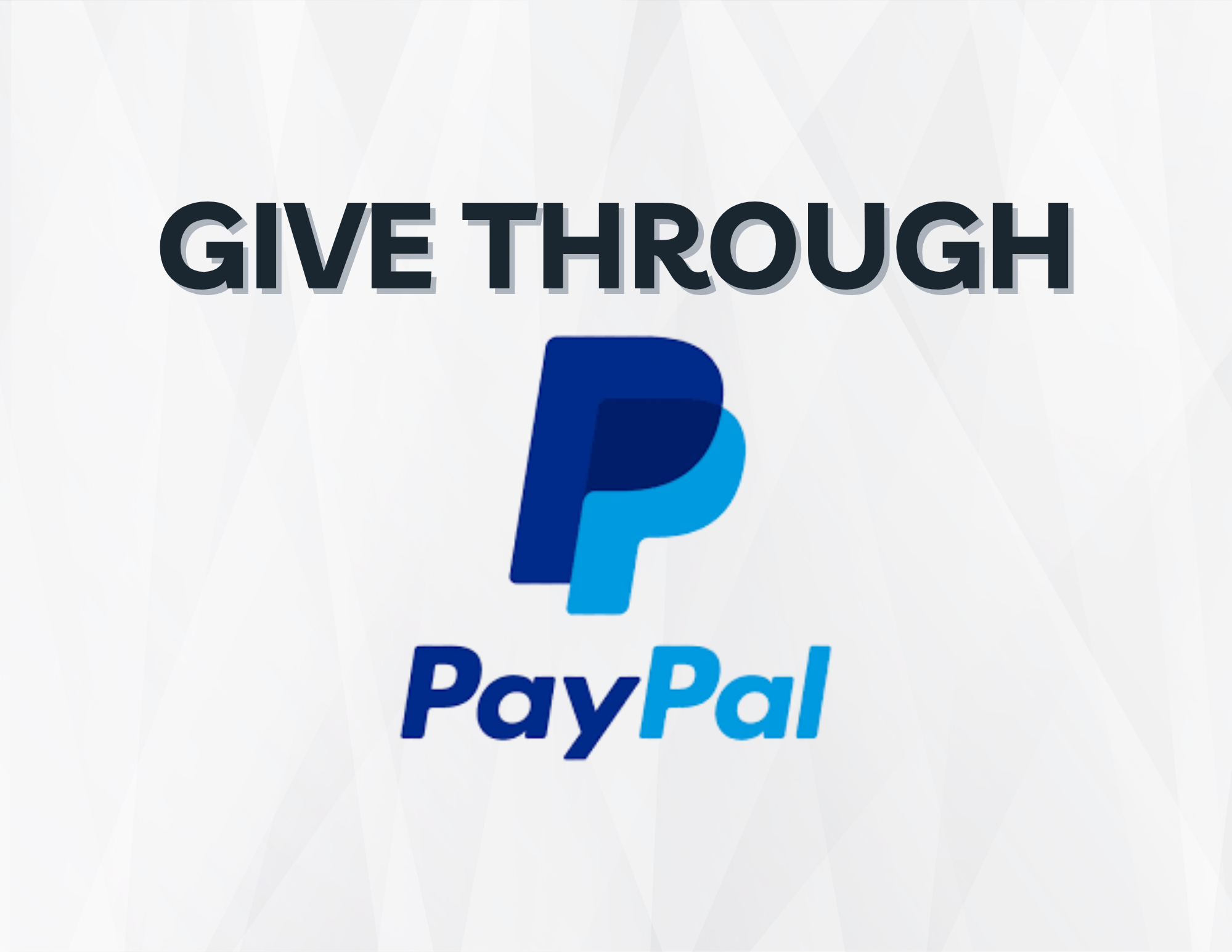 Give through PayPal