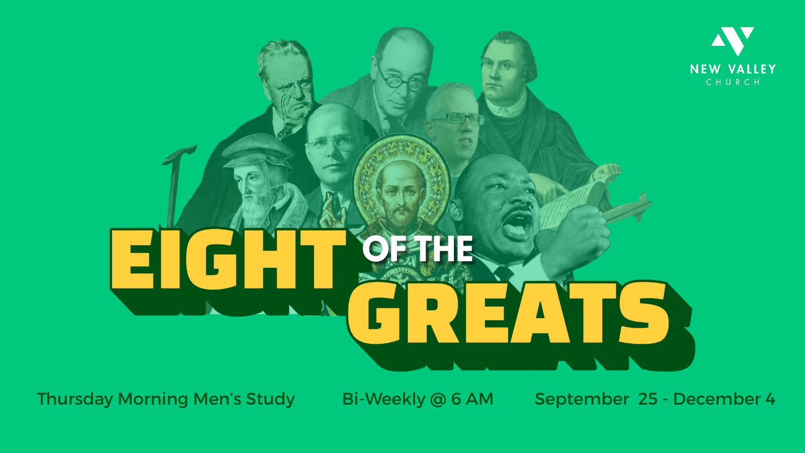 Eight of the Greats 2025 Fall Men's Morning Study (1600 x 900 px) image