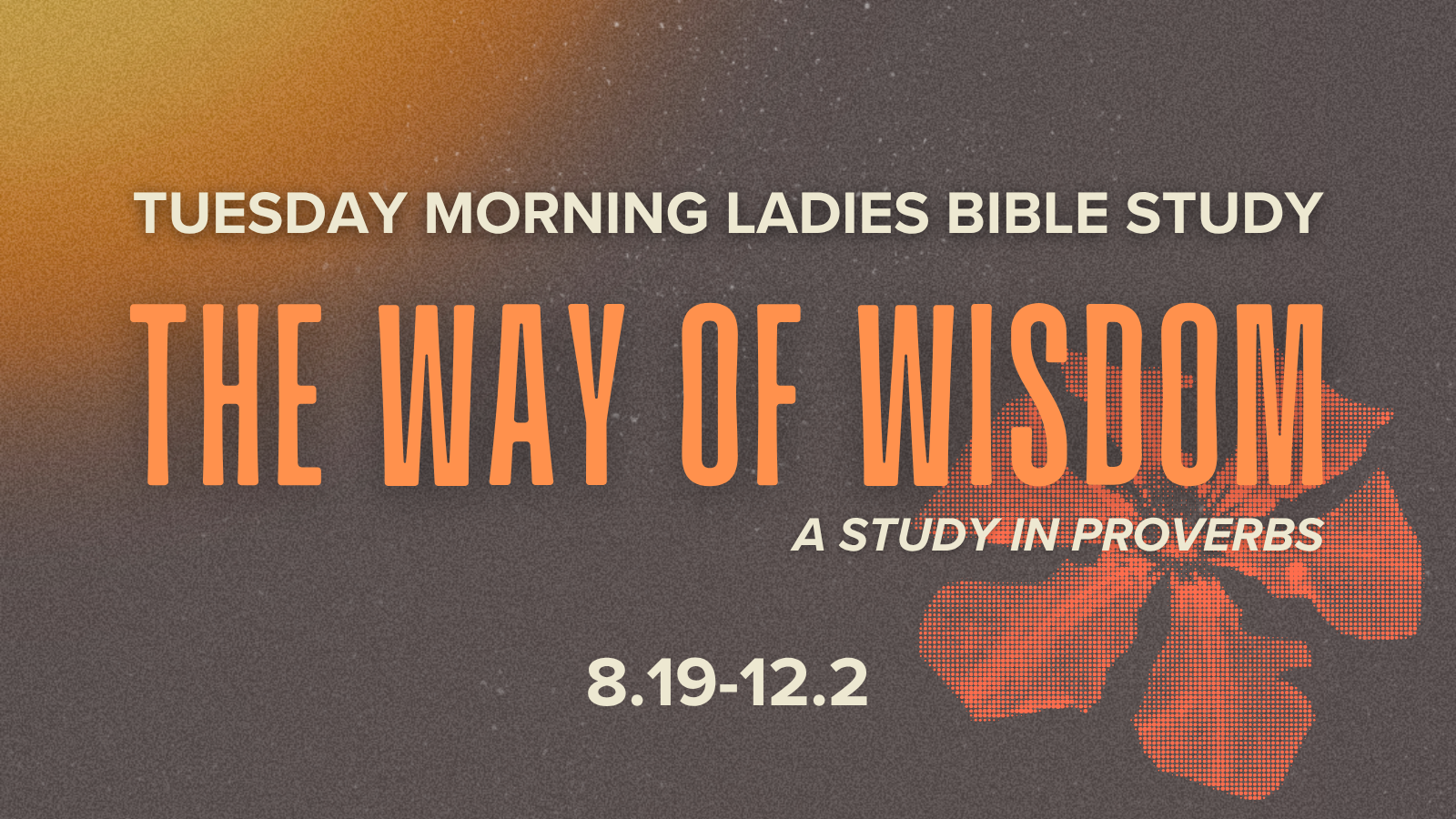 Gray and Orange Vintage Bible Verse Desktop Wallpaper image