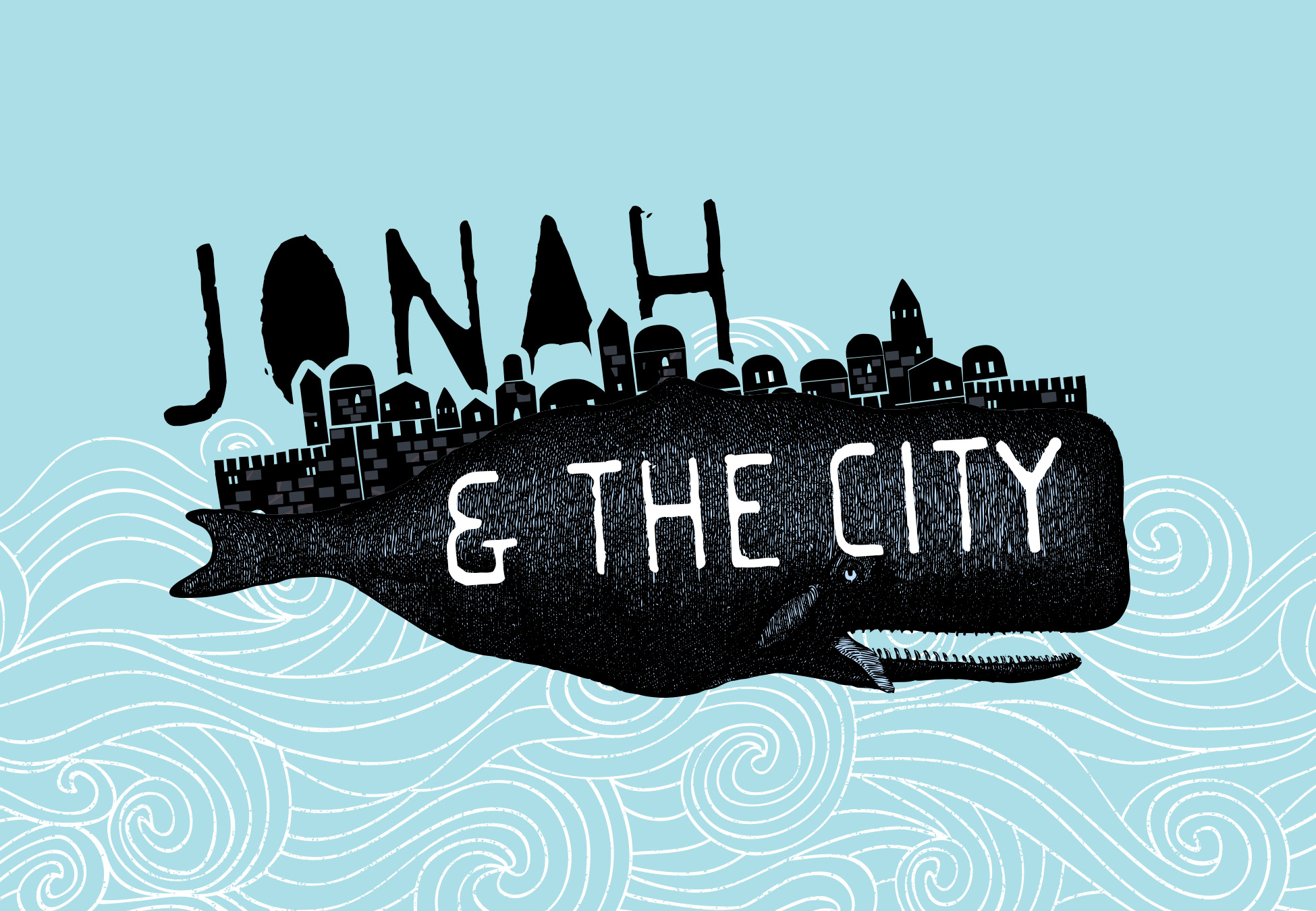 Jonah and the city banner