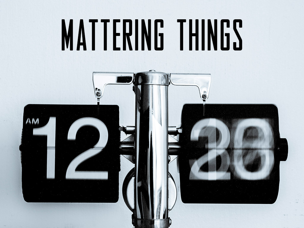 Mattering Things banner