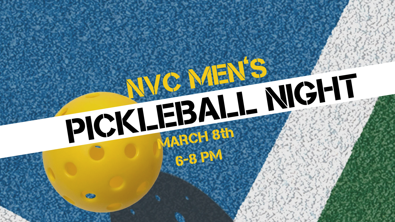 NVC Men's Pickleball Night 2026 (1600 x 900 px) image