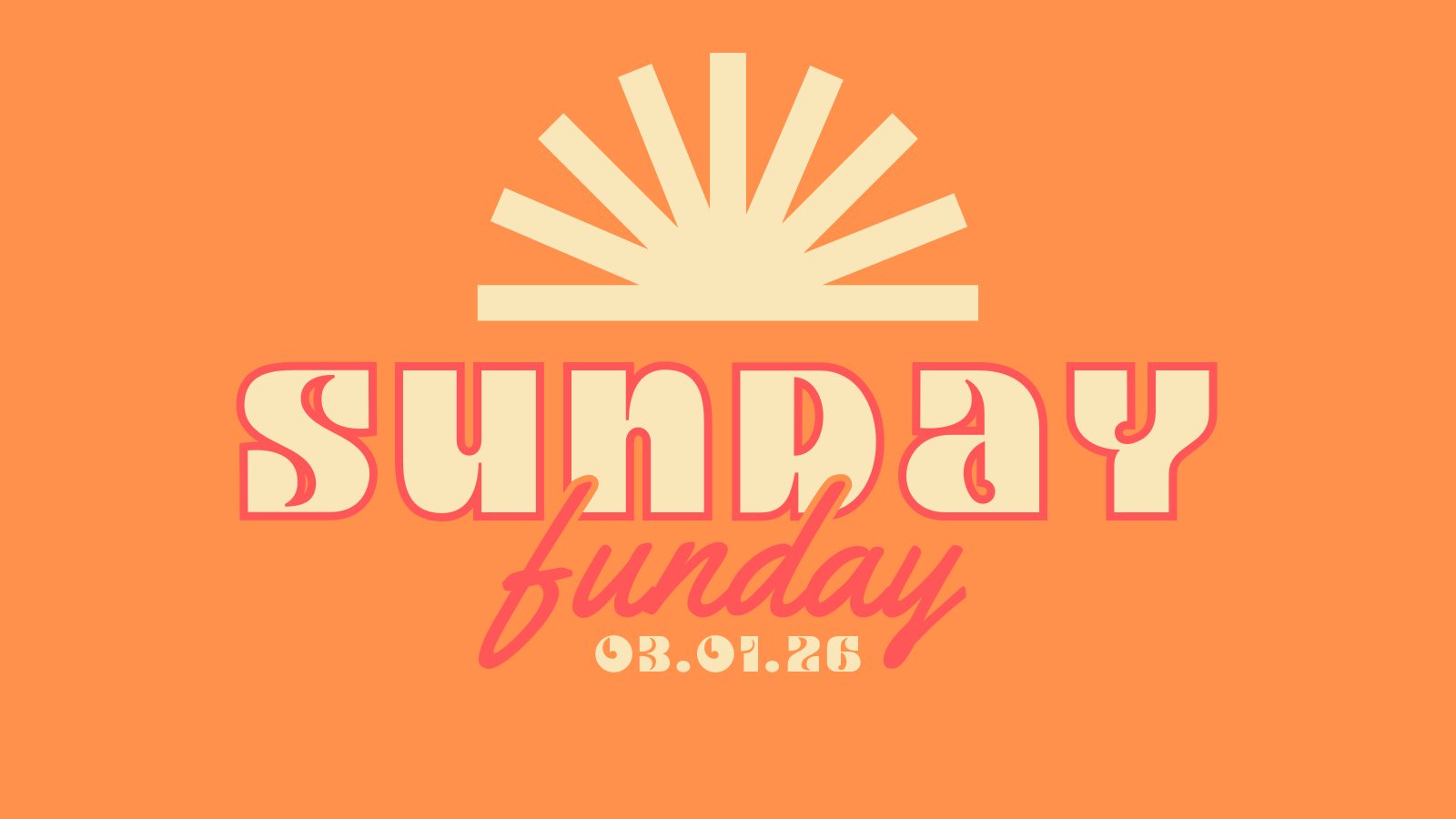 sunday funday 2026 image