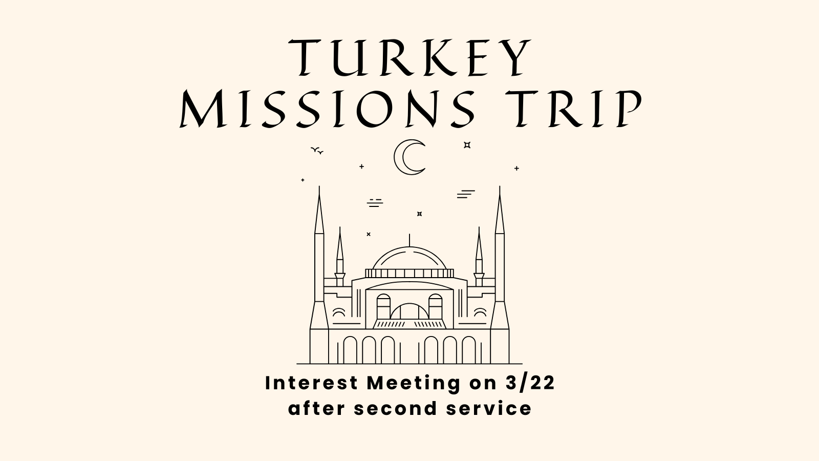 Turkey Missions Interest meeting image