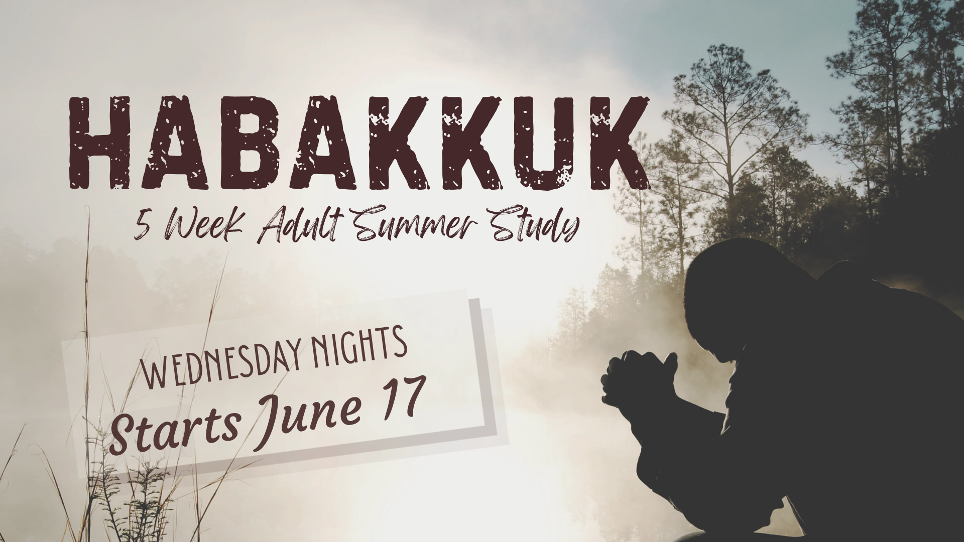 Habakkuk Bible Study